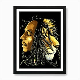 Bob Marley 1 Art Print