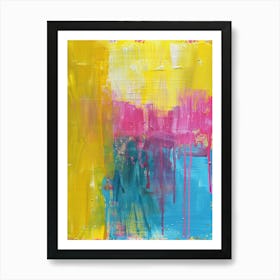 Abstract Painting 1851 Art Print