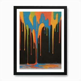 Dripping Paint 3 Art Print