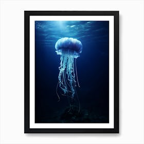 Turritopsis Dohrnii Importal Jellyfish Ocean Realistic 4 Art Print