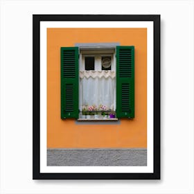 Tangerine Windowsill Art Print