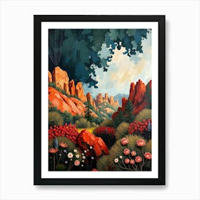 Sedona Landscape Art Print