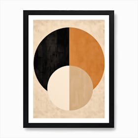 Earthy Boho Symmetry Art Print