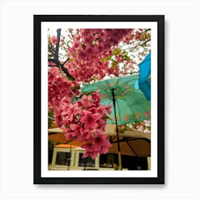 Japanese Sakura Travel art Oriental Art Art Print