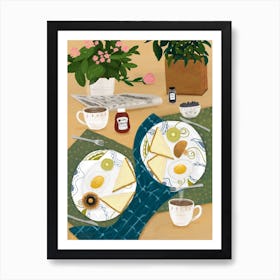 Breakfast Time Art Print