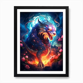 Demon Hd Wallpaper Art Print