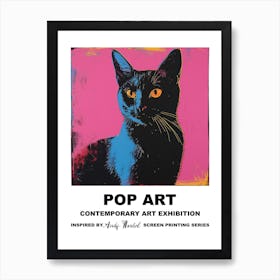 Poster Cat Pop Art 4 Art Print