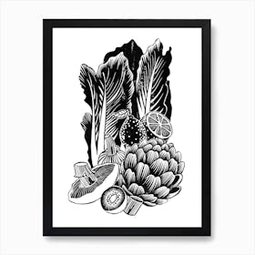 Vegetables Art Print