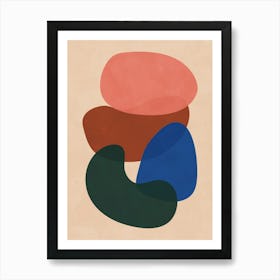 Abstract Shapes Nordic Art Print