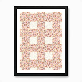 Flower Quilt Art Print