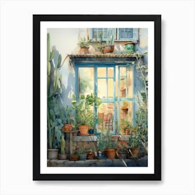 Cactus Garden 3 Art Print