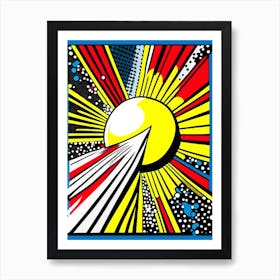 Dwarf Galaxy Bright Comic Space Art Print