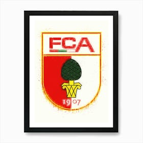 Fc Augsburg Art Print