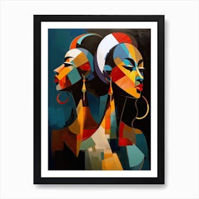 Two African Women 4 Art Print