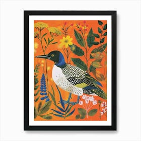 Spring Birds Loon 1 Art Print