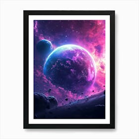 Outer Space Nebula 2 Art Print