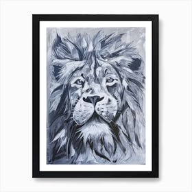 Lion King painting Art Print