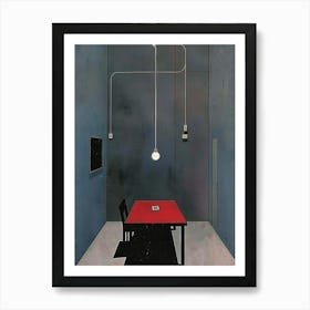 Room With A Table Art Print