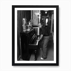 Sir Elton John Playing His Upright Piano, 1974 Poster