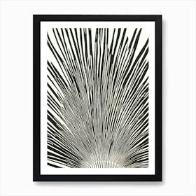 Fan Worm Linocut Art Print