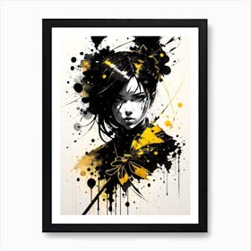 Asian Girl Art Print