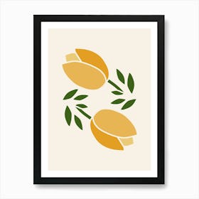 Yellow Tulips Art Print