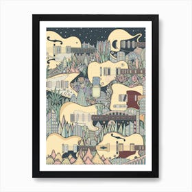 City Of Guitars Art Print