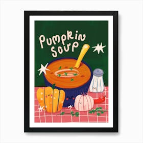 Pumpkin Soup Autumn Food  Art Print