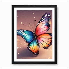 Colorful Butterfly Art Print