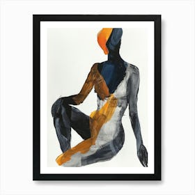 Abstract Of A Woman 34 Art Print