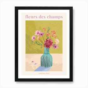 Fleur Des Champs - Green Art Print