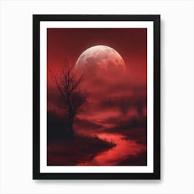 Full Moon In The Sky 7 Art Print