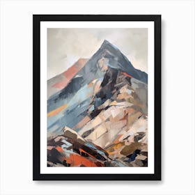 Scafell England 3 Mountain Painting Art Print