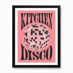 Kitchen Disco - Funny Gallery Wall Art Print Art Print