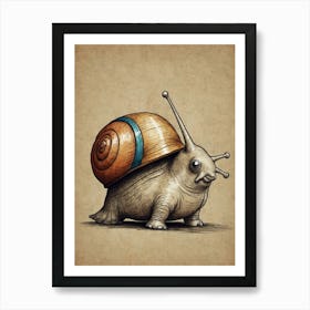 Snail 3 Art Print