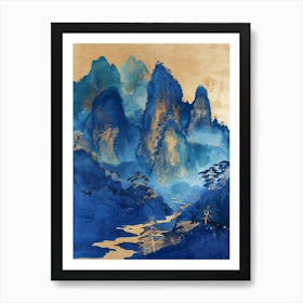 Chinese Mountains 25 Art Print