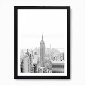 New York City Skyline View 1 Art Print