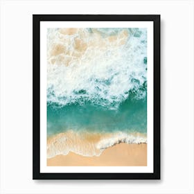 Beach - Beach Stock Videos & Royalty-Free Footage 1 Art Print