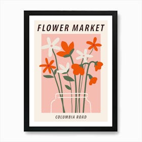 Flower Market Columbia Road, Floral art Art Print