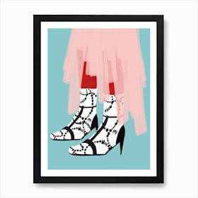 Socks And Sandals Art Print