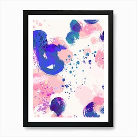 Creative Escapes - Pink Blue Art Print