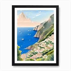 Amalfi Coast Art Art Print