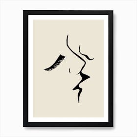 The Kiss 1 Stone Art Print