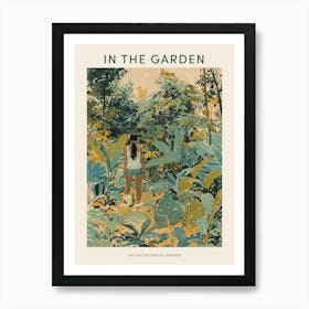 In The Garden Poster Chicago Botanical Gardens 1 Art Print