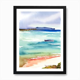 Boat Harbour Beach 4, Australia Watercolour Art Print