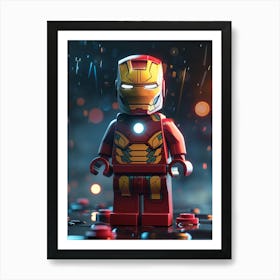 Lego Iron Man 3 Art Print