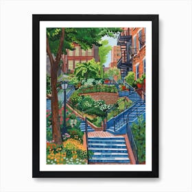 Postman S Park London Parks Garden 5 Painting Art Print