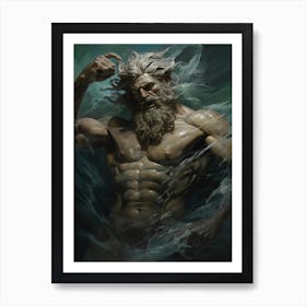 The Greek God Poseidon 4 Art Print