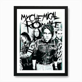 My Chemical Romance band music 4 Art Print