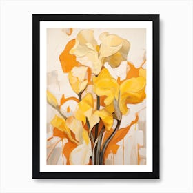 Fall Flower Painting Daffodil 4 Art Print